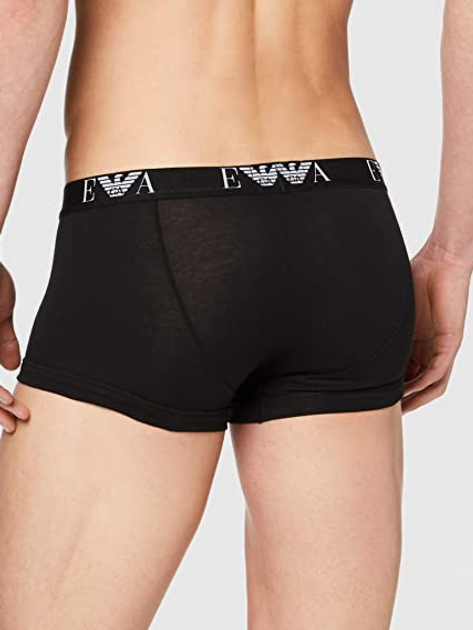 Труси-шорти Emporio Armani CC722-111613 XL 2 шт. Чорні (8053320294446) - зображення 3