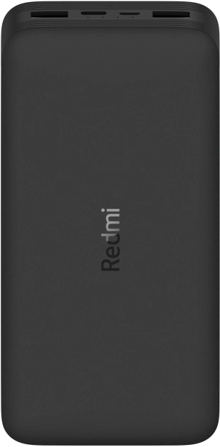 УМБ Xiaomi Redmi PowerBank 20000 mAh Fast Charge 18W PB200LZM Black (VXN4304GL) - зображення 1