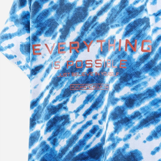 T-shirt 5.10.15 Futuristic Aqua 1I4033 116 cm Niebieski (5902361961493) - obraz 3