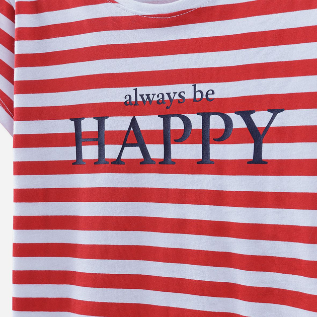 T-shirt dziecięcy dla dziewczynki 5.10.15 Mix And Match 3I4033 92 cm Biały/Czerwony (5902361954822) - obraz 3