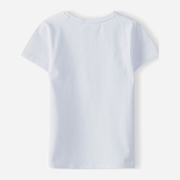 Дитяча футболка для дівчинки 5.10.15 Rodzina 4I4054 134 см Біла (5902361926416) - зображення 2