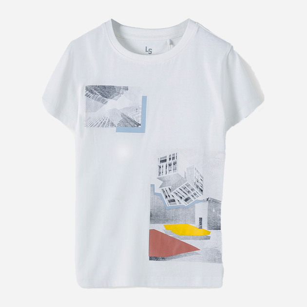 T-shirt chłopięcy 5.10.15 Urban Invisible 2I4112 134 cm Biały (5901463202381) - obraz 1