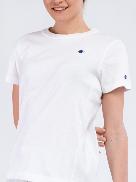 Футболка Champion 113360-WW001 XS White (8053305249126) - зображення 3