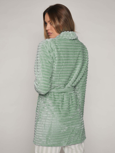 Szlafrok damski Admas Classic 57325 XL Jasnozielony (8433623546334) - obraz 3