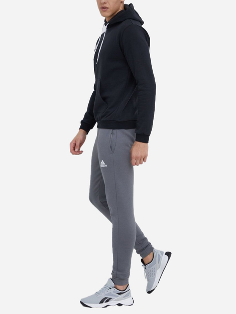 Bluza męska z kapturem kangurka Adidas Entrada 22 Hoody H57512 L Czarna (4065418922357) - obraz 3