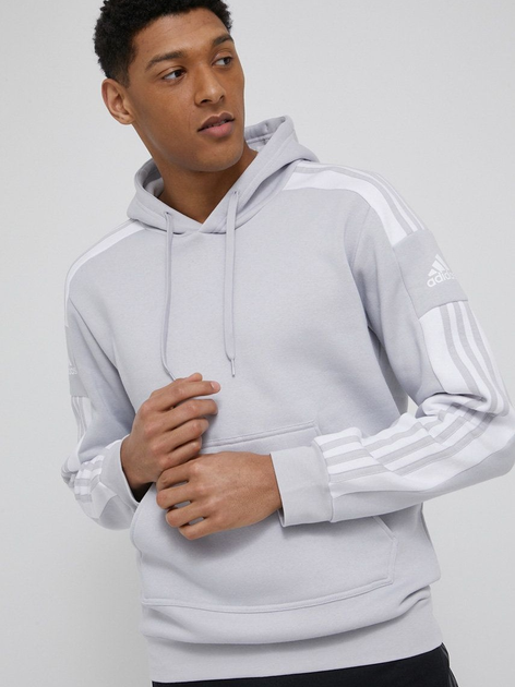 Bluza z kapturem Adidas Squadra 21 Hoody GT6635 XXL Szary (4064045268289) - obraz 1