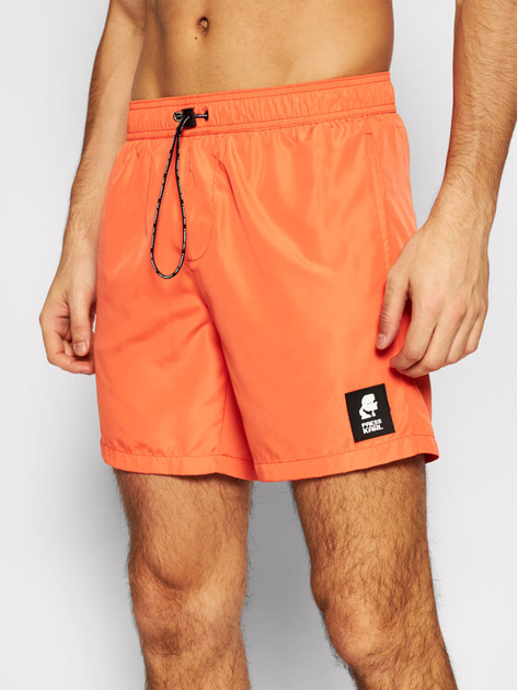 Шорти пляжні Karl Lagerfeld KL21MBM01 2XL Orange (8052283335364) - зображення 1