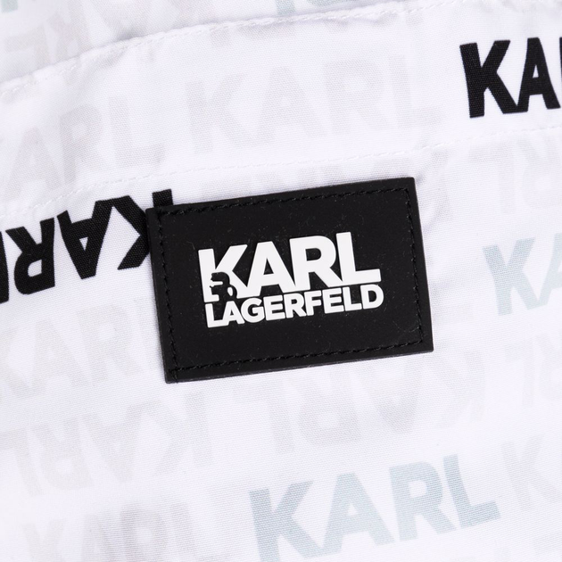 Szorty plażowe Karl Lagerfeld KL21MBM06 L White (8052283337993) - obraz 2