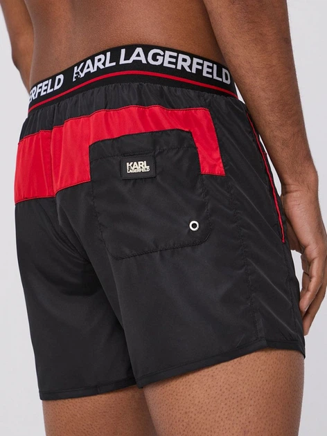 Шорти пляжні Karl Lagerfeld KL21MBS04 2XL Black (8052283337016) - зображення 2