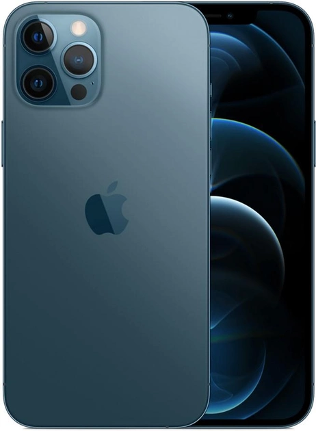 Мобільний телефон Apple iPhone 12 Pro Max 128 GB Pacific Blue Офіційна гарантія - зображення 2