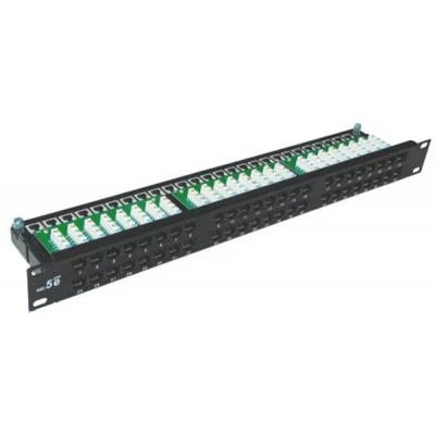 Патч-панель Hypernet 19" 48хRJ-45 UTP, cat. 5е с держателем кабеля (PP-KUTP48-1U) - Фото 1 Патч-панель Hypernet 19" 48хRJ-45 UTP, cat. 5е с держателем кабеля (PP-KUTP48-1U) - изображение 1