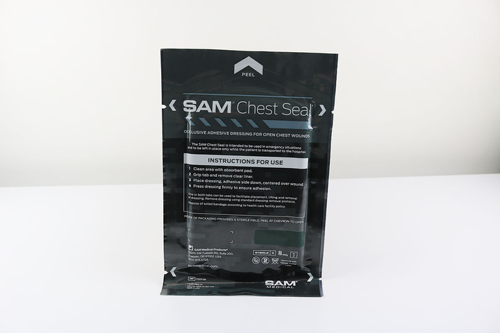 Оклюзійна плівка SAM Chest Seal (без клапана) - зображення 1