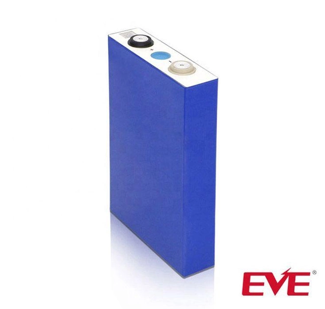 Аккумулятор prismatic LiFePO4 (LFP) EVE LF90-73103, 90Ah, Grade A, 3.6/3.2/2.5V, M6, Blue - изображение 1