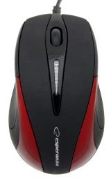 Миша Esperanza EM102 USB Black/Red - Фото 1 Миша Esperanza EM102 USB Black/Red - зображення 1