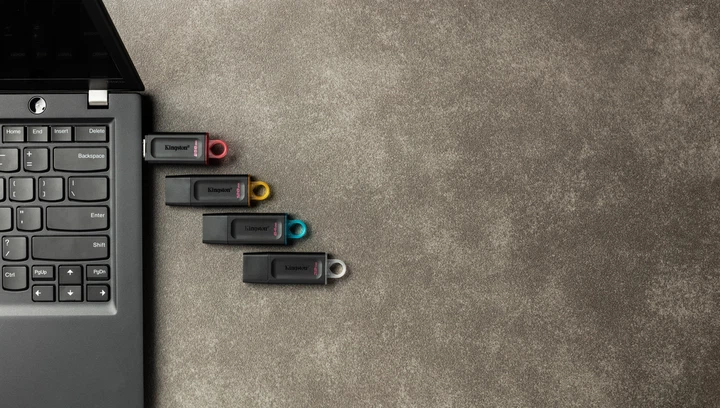 Pendrive Kingston DataTraveler Exodia 64GB USB 3.2 Gen 1 Black/Teal (DTX/64GB) - obraz 9