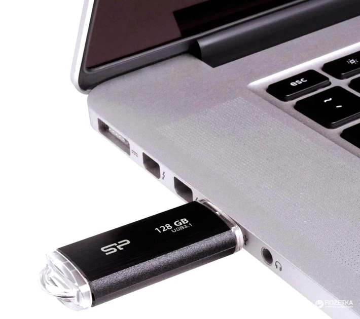 Pendrive Silicon Power Blaze B02 128GB USB 3.0 Black (SP128GBUF3B02V1K) - obraz 2