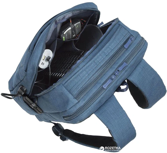 Plecak na laptopa RivaCase 8365 17.3" Niebieski (8365 (Niebieski)) - obraz 9