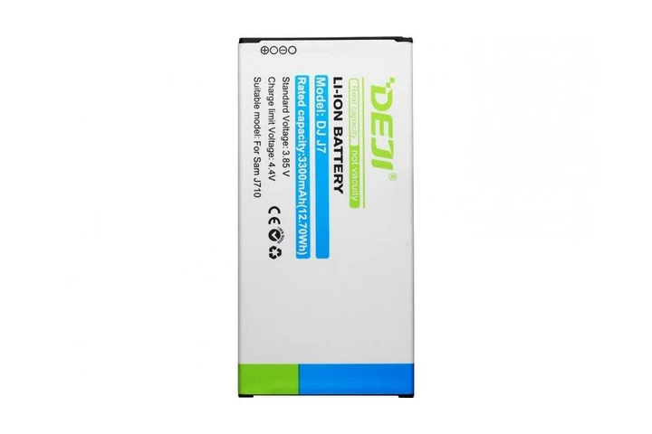 Акумулятор DEJI EB-BJ710CBE (3300 mAh) Samsung Galaxy J7 (2016) J710 Galaxy On8 High Copy - Фото 2 Акумулятор DEJI EB-BJ710CBE (3300 mAh) Samsung Galaxy J7 (2016) J710 Galaxy On8 High Copy - зображення 2