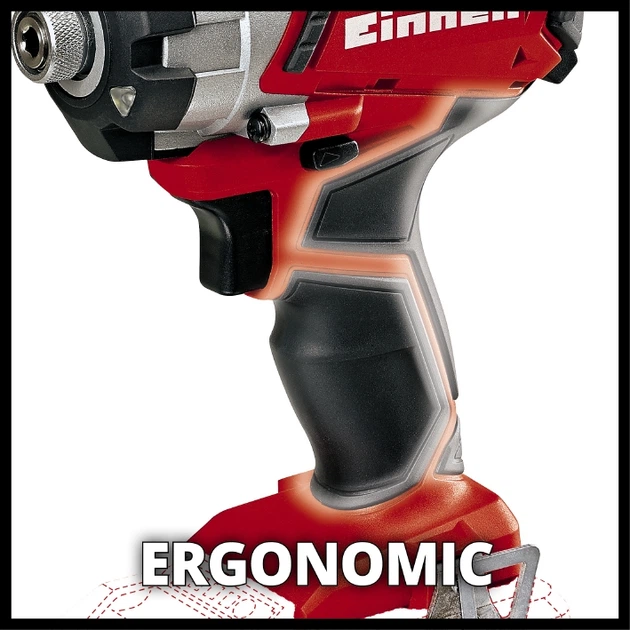 Акумуляторний ударний гайковерт Einhell X-Change TE-CI 18/1 Li - Solo 4510034 без акумулятора та зарядного пристрою (4006825618907) - зображення 5