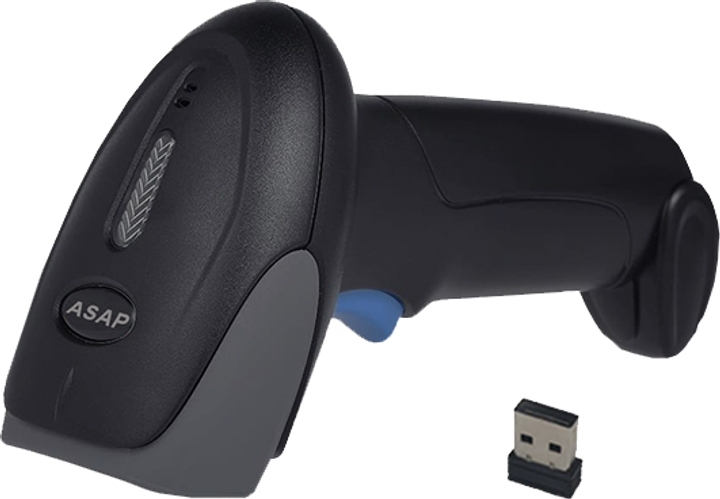 Сканер штрих-кодів ASAP E22W USB із підставкою (ASAP E22W) - зображення 1