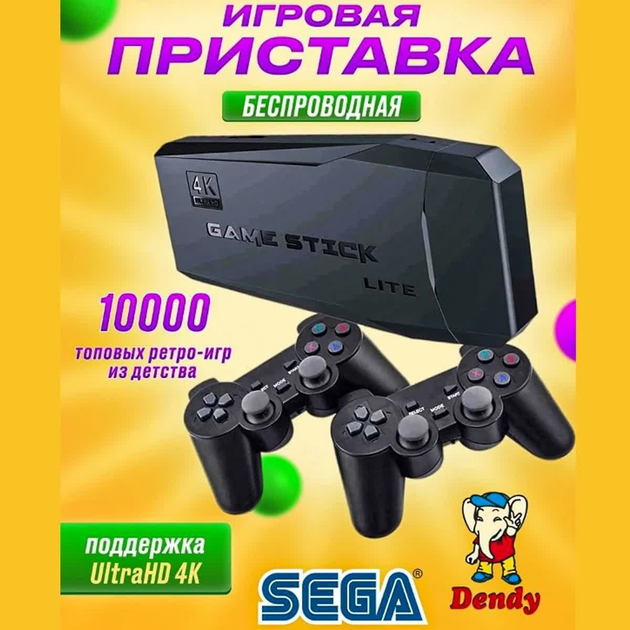 Ігрова приставка GameStick 4k 20000 ігор. Безпровідна. Ретро – фото ...