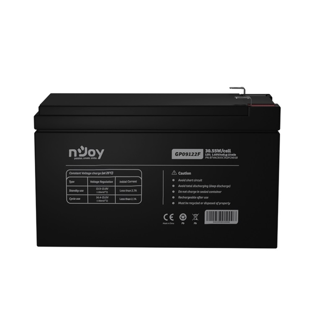 Аккумуляторная батарея Njoy GP09122F 12V 9AH (BTVACIUOCTA2FCN01B) AGM ...