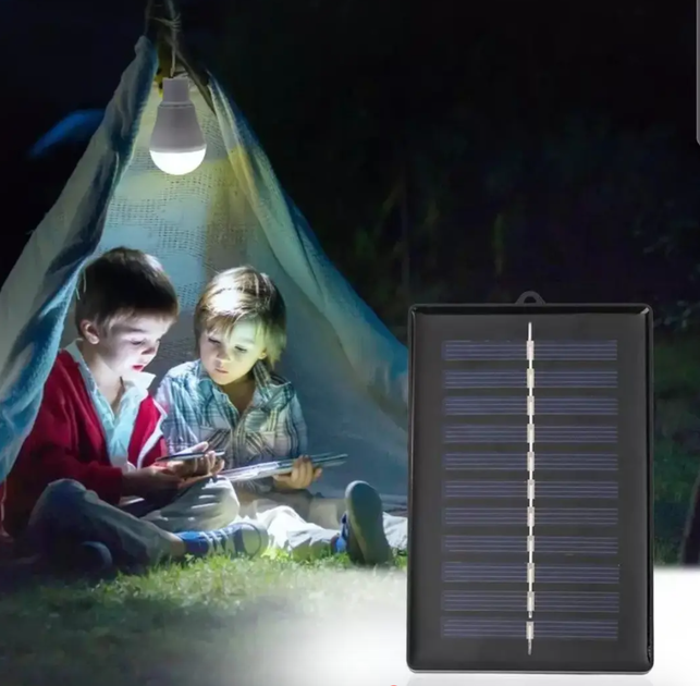 Аккумуляторная лампа (зарядка от USB) 10 Вт CcLamp LED светильник + СОЛНЕЧНАЯ ПАНЕЛЬ (365044455) - изображение 6