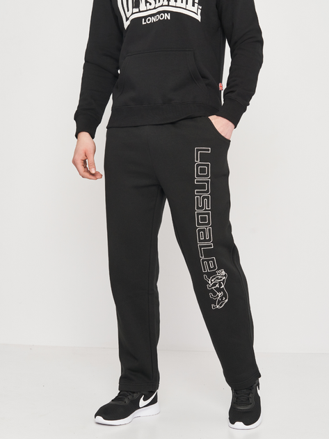 Акція на Спортивні штани чоловічі Lonsdale Stonesfield 114609-1000 S Black від Rozetka