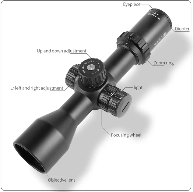 Оптический прицел T-EAGLE MR 3-12х42 (MR3-12X42) - изображение 8
