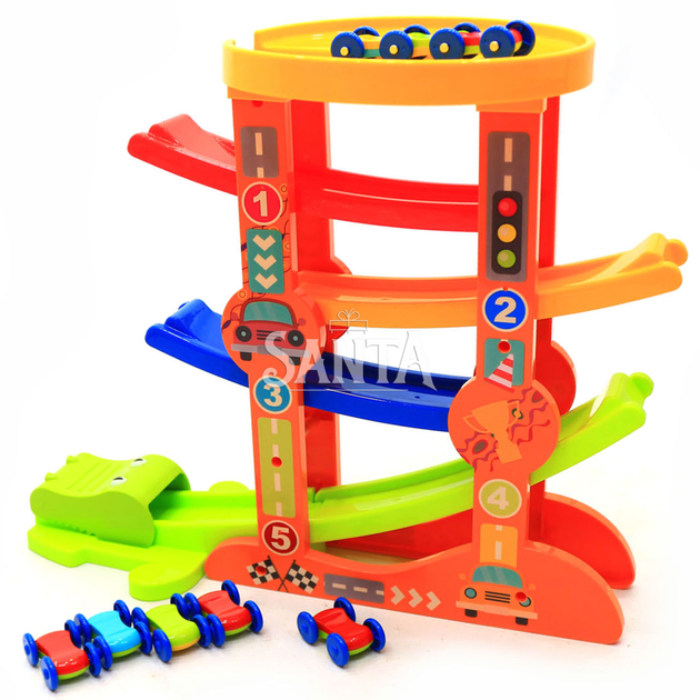 Игровой набор паркинг Крокодил, 5 уровней (6266B) - изображение 4
