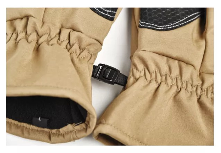 Тактические перчатки зимние военные, армейские зимние перчатки ВСУ хаки размер XL - изображение 2