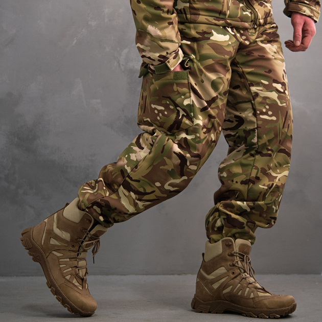 Тактические брюки Softshell Мультикам ВСУ (Размер 54) - изображение 1