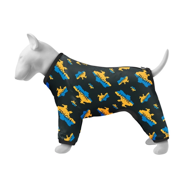 Дощовик для собак WAUDOG Clothes, малюнок "Дім", розмір S30, В 57-59 см, С 44-46 см (5331-0230) - Фото 2 Дощовик для собак WAUDOG Clothes, малюнок "Дім", розмір S30, В 57-59 см, С 44-46 см (5331-0230) - изображение 2