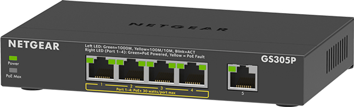 Коммутатор Netgear GS305P (GS305P-200PES) – фото, отзывы ...