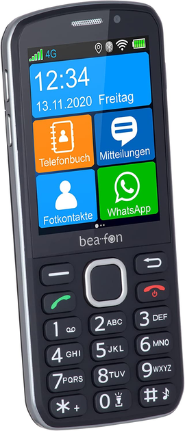 Кнопковий телефон 2.8" Beafon SL860 4Gb 4G 1400 mAh Black b6 – фото ...