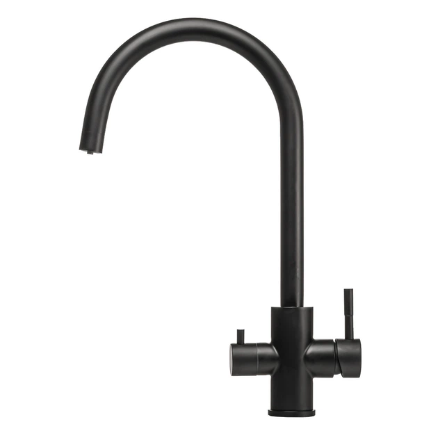 Смеситель для кухни под осмос Globus Lux ALPEN SUS-0333-BB двухрычажный ...