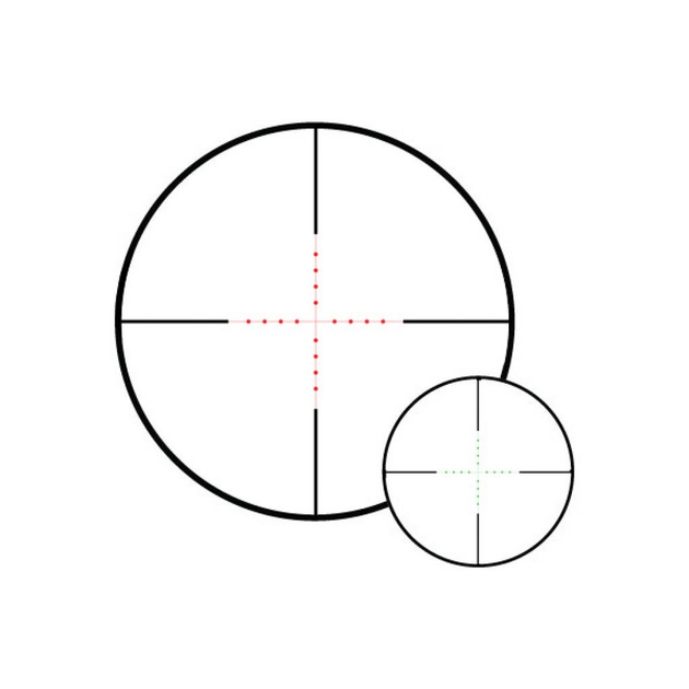 Прицел Hawke Vantage IR AO 3-9х50 сетка Mil Dot с подсветкой 1" - изображение 2