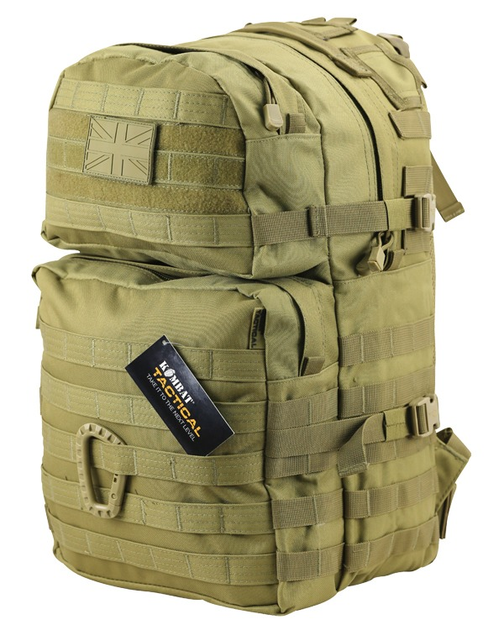 Рюкзак тактичний KOMBAT UK Medium Assault Pack, койот, 40л - зображення 1