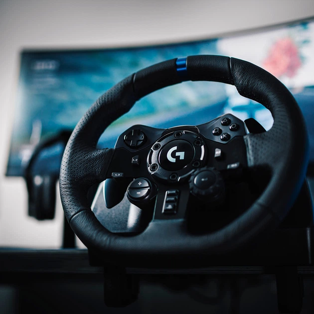Logitech G923 Racing Kierownica i pedały do ​​PS4 i PC (941-000149) - obraz 8