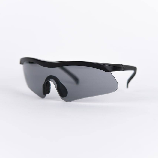 Тактические очки защитные серые Logos 2640g - изображение 1