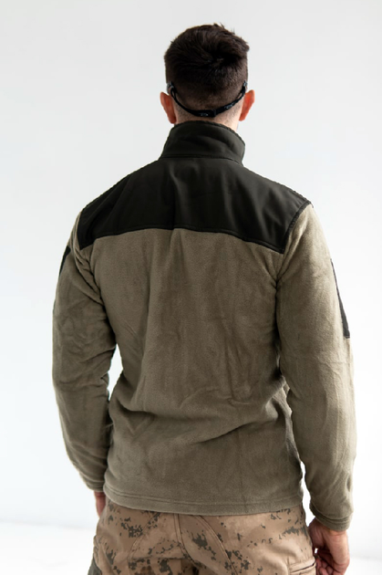 Куртка флисовая тактическая олива Logos 2296-07 S - изображение 2