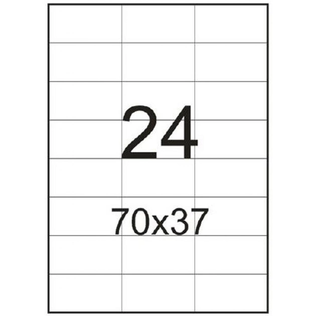 Этикетка самоклеящаяся TAMA 70*37 (24 на листе) A4 500 листов (12756) - изображение 1