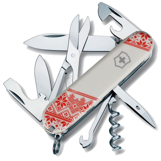 Ніж Victorinox Climber Ukraine Вишиванка 1.3703.7_T0051r - зображення 1