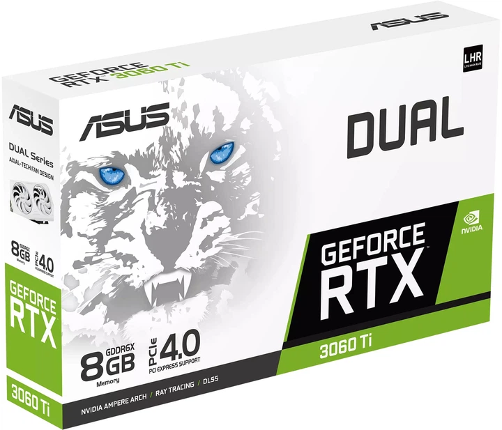 Видеокарта Asus PCI-Ex GeForce RTX 3060 Ti Dual OC Edition 8GB