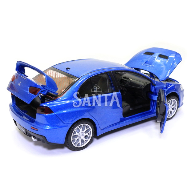 Игрушечная машинка металлическая «Mitsubishi Lancer Evolution» Автопром Митсубиси, синий, 14*5*5 см, (68462) - Фото 4 Игрушечная машинка металлическая «Mitsubishi Lancer Evolution» Автопром Митсубиси, синий, 14*5*5 см, (68462) - изображение 4