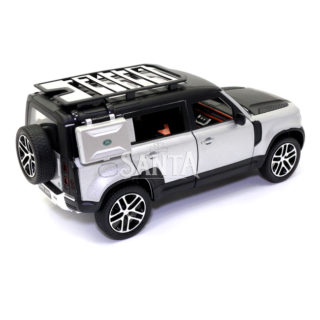 Машинка металлическая Land Rover Defender «AutoExpert» Дефендер джип серый звук свет 19*7*9 см (GT-1008) - изображение 5