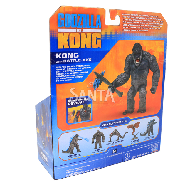 Игровая фигурка Кинг-Конг с боевым топором «MonsterVerse» Godzilla vs Kong 15*10*5 см (35303) - изображение 4