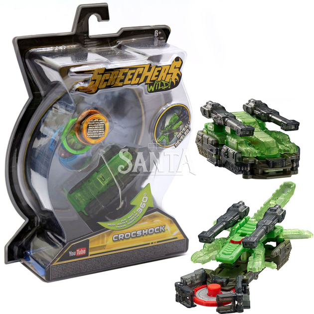 Машинка-трансформер игровой набор Screechers Wild L2 Дикие Скричеры Крокшок (EU683124) - Фото 1 Машинка-трансформер игровой набор Screechers Wild L2 Дикие Скричеры Крокшок (EU683124) - изображение 1