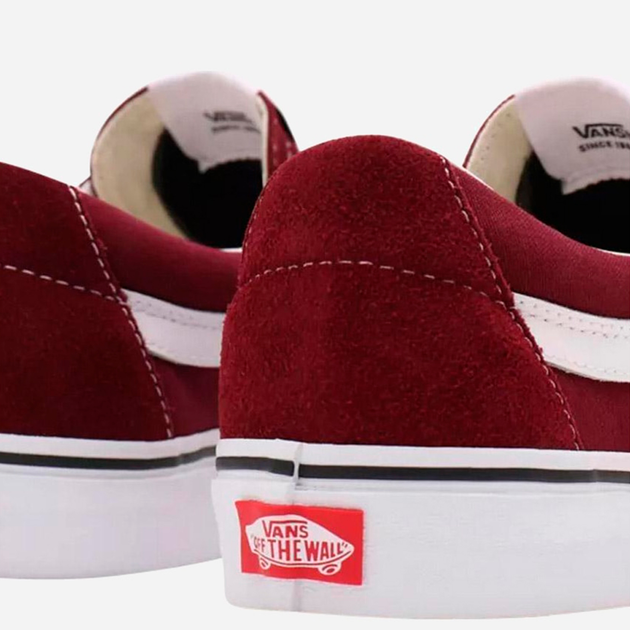 trampki krótkie męskie Vans VA0A4UUK5U71 45 (11.5) 29,5 cm Ciemnoczerwone (195440326039) - obraz 5