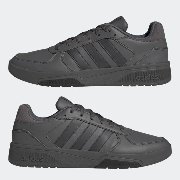 Чоловічі кеди низькі adidas Originals Courtbeat Court GW9726 43.5 (9UK) 27.5 см Grey Five/Carbon/Core Чорні (5904248848279) - зображення 9
